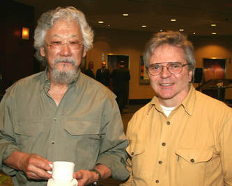 Garnet McPherson with David Suzuki