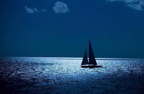 Garnet McPherson Sailing At Night